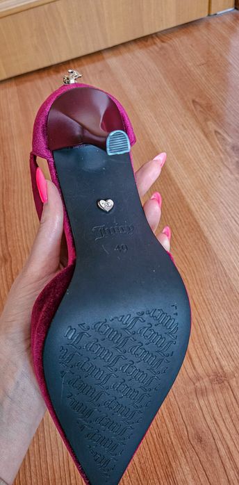 Нови дамски обувки Juicy Couture бордо, номер 40, стелка 25.5 см