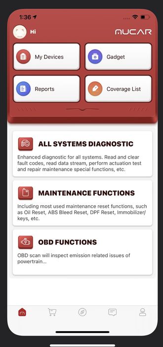 Mucar bt200  Диагностика от Launch / Thinkdiag - Mucar BT200  БГ