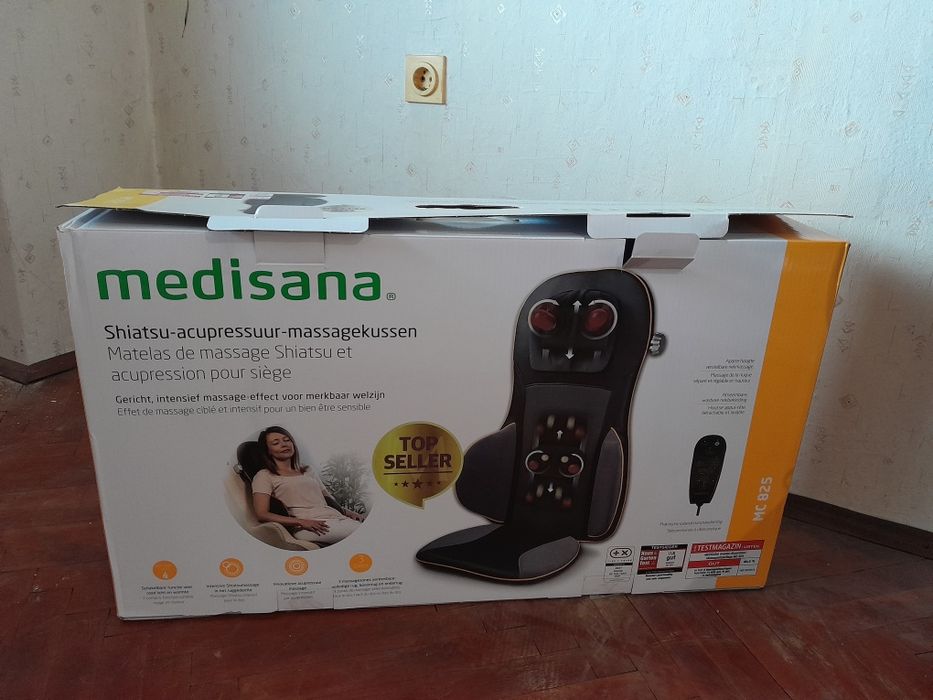 Масажираща седалка за шиацу и акупресурен масаж Medisana MC 825,