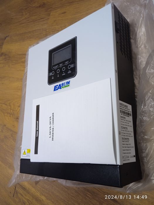 Инвертор Куёш Панели Оркали Ток Йетказиб беради. 3 КВ/Соат