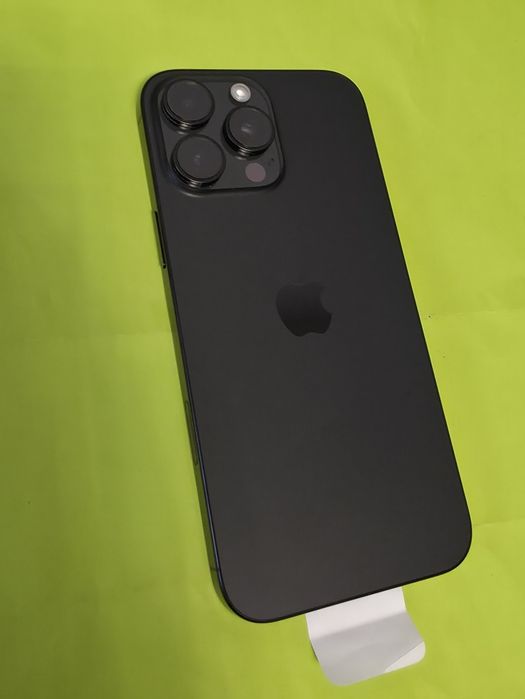 КАТО НОВ 256GB iPhone 16 Pro Max Yettel Гаранция 2028 Black | Черен