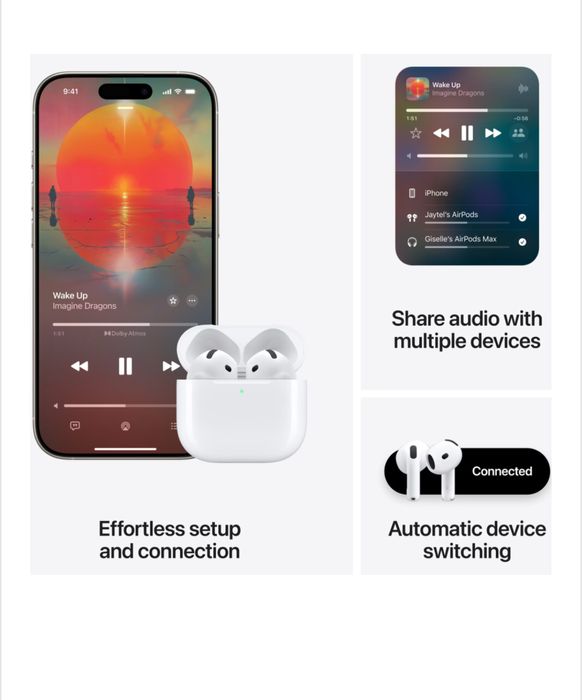 Слушалки Apple AirPods 4