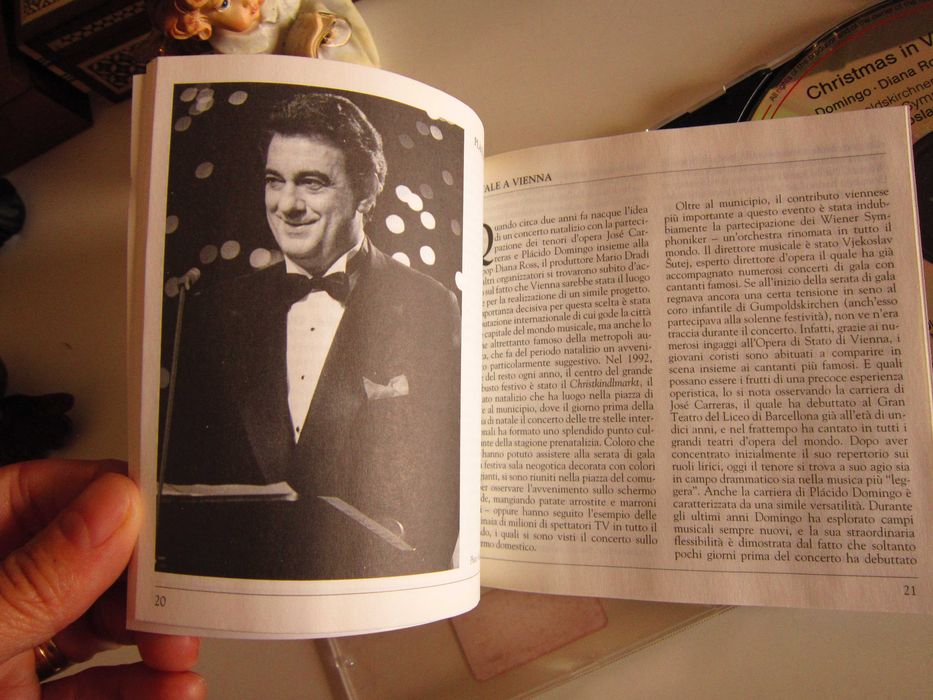 cd Diana Ross,Natalie Cole,Carreras,Placido Domingo'90 muzica Craciun