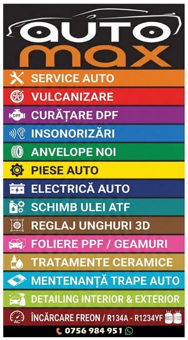 Service Auto & Vulcanizare & Piese Auto (AUTO MAX)