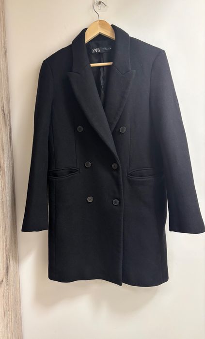 Palton Zara Manteco - mărime S/36 - lana 75%