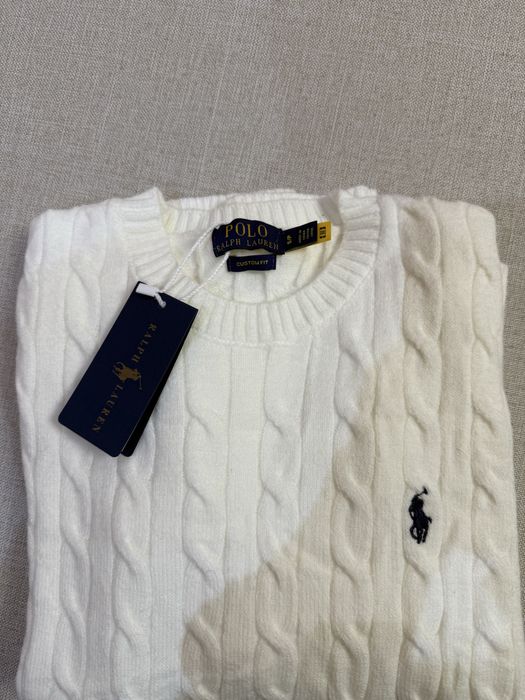 Pulover Ralph Lauren - alb - marimea S