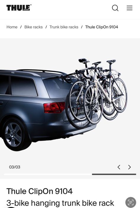 Велокрепление Thule