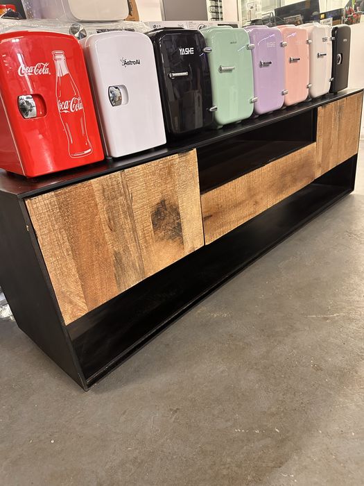 Comodă TV din lemn de mango 160 x 50 x 40 cm GUNTER-0746549