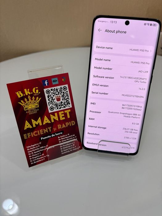 Huawei P50 Pro 256gb Amanet BKG