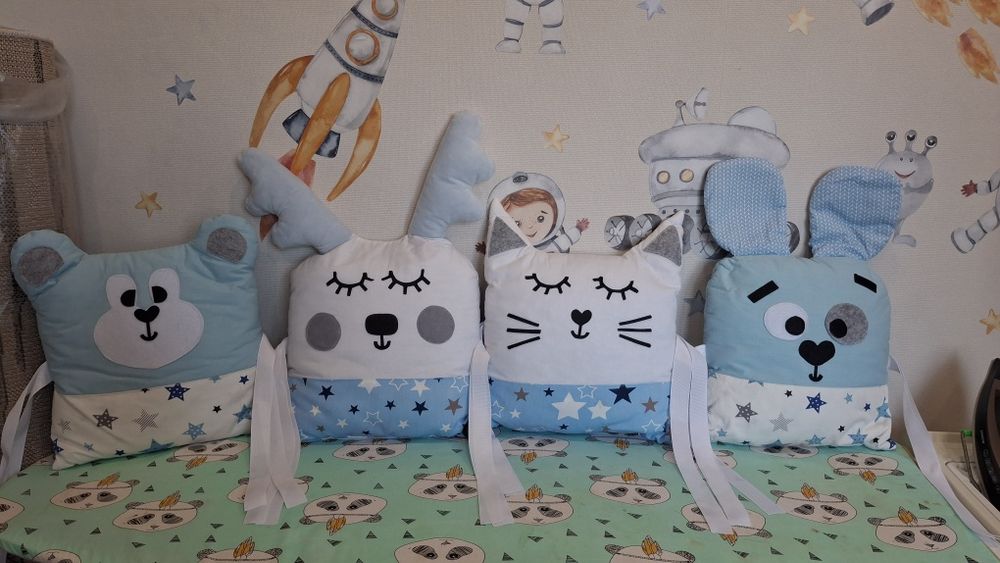 Бортик в кроватку НОВЫЕ!!!