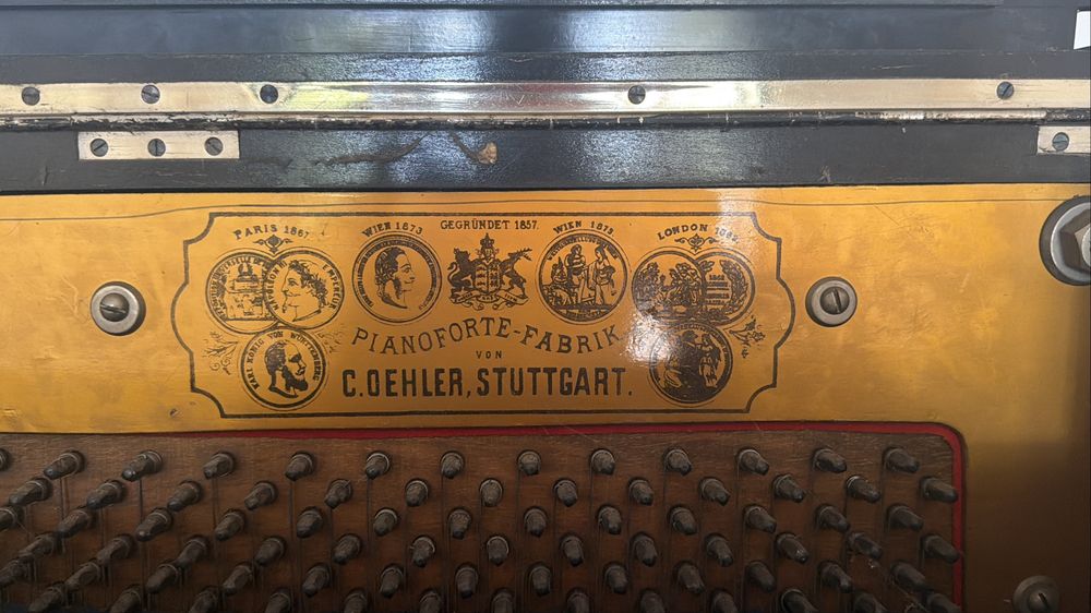 Pianină de epocă C. Oehler Stuttgart