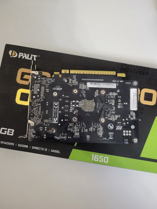 Видеокарта Palit GeForce GTX 1650 GDDR6