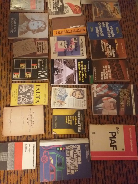 22 Carti cu tema Istorie/Razboi/Politica,Muzica/-colectie