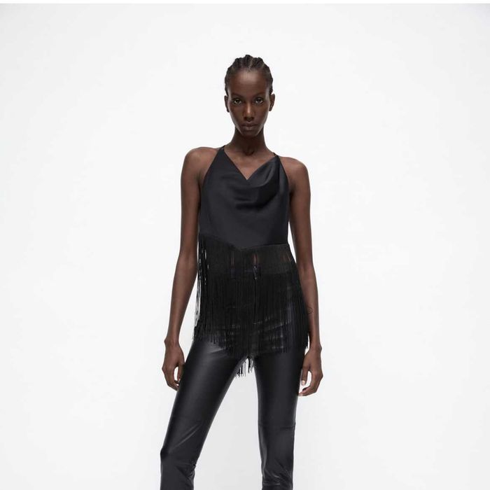 Потник Zara с ресни, р-р М