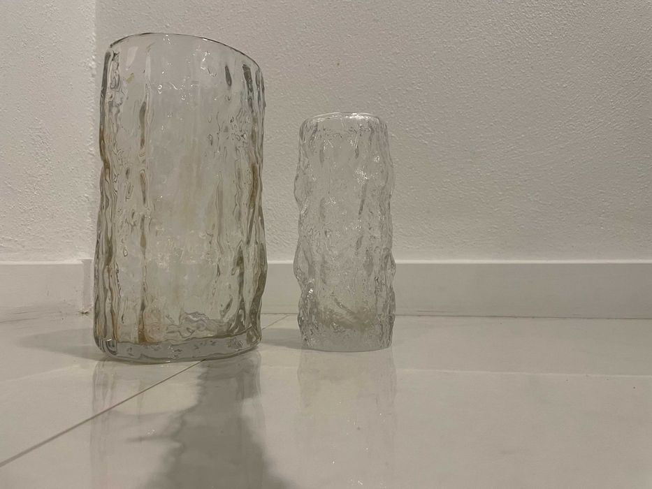 Geoffrey Baxter pentru Whitefriars  UK doua vaze britanice originale