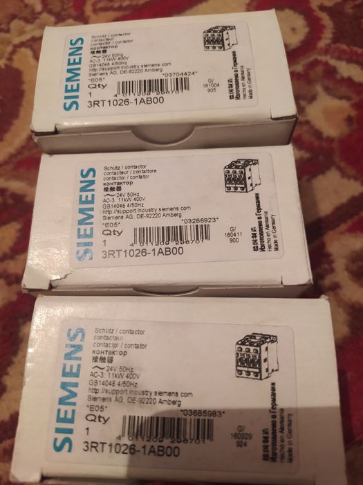 Контакторы Siemens, Andeli