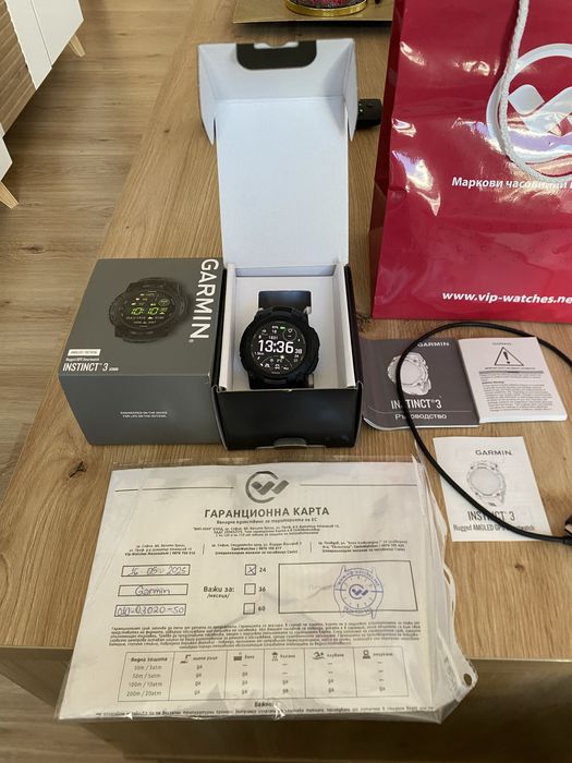 Garmin instinct 3 amoled tactical с гаранция