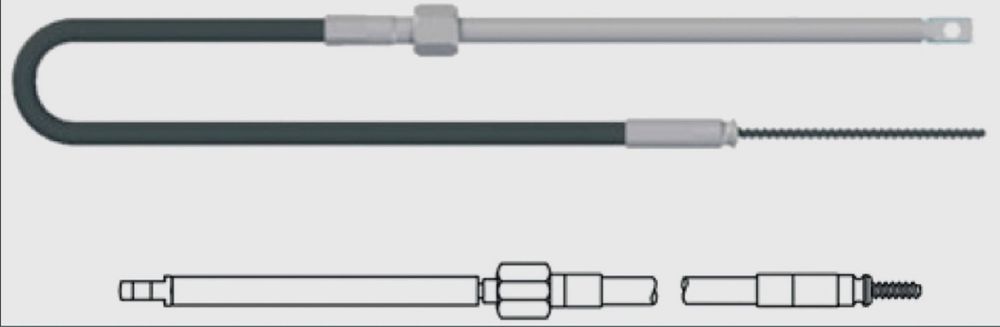 Трос рулевой для лодочных моторов.