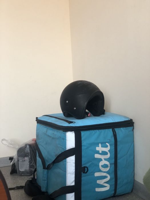 Сумка и каска