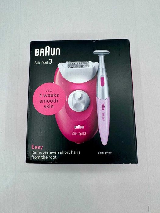 Epilator cu fir BRAUN SE3-202 Silk-epil 3 Smart Light + trimmer