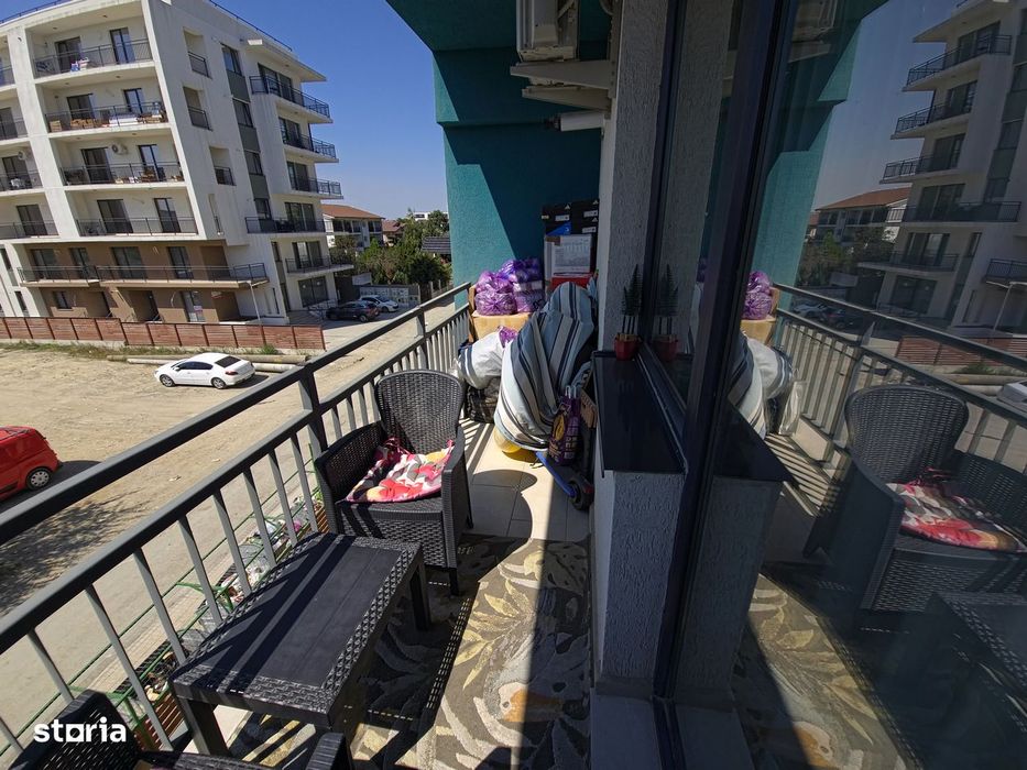 Garsoniera moderna de vanzare  IBO Residence  Terasa generoasa