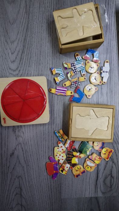 Дървени играчки по метода Монтесори