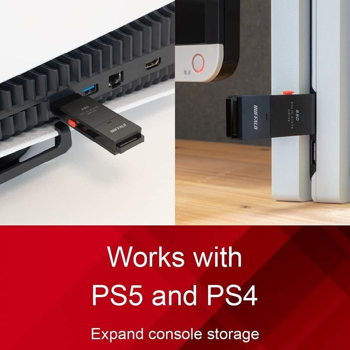 Скоростная Usb Флешка BUFFALO External SSD 1TB  USB 3.2 Gen 2