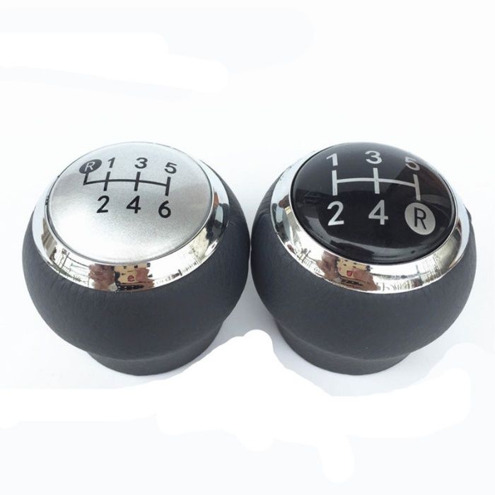 Топка скоростен лост Тойота/Toyota естествена кожа 5 и 6 скорости