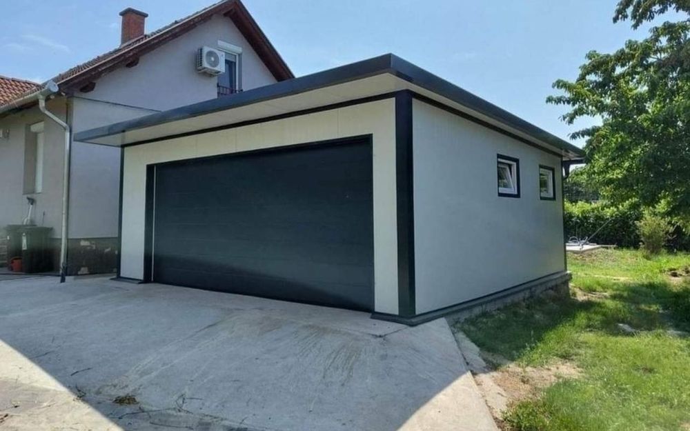 vând  garaje auto  din panouri sandwich de grădină