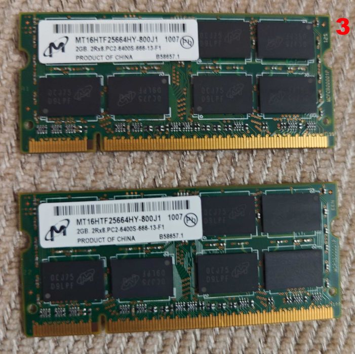 Memorii RAM  Laptop DDR3 ,DDR2