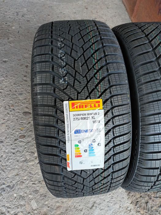2 Нови зимни гуми 275/40 R21 Pirelli Scorpion Winter 2 107V XL борд