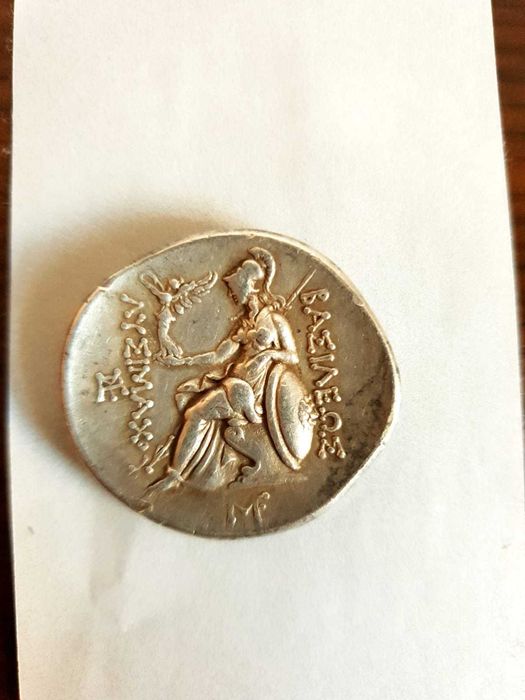 Moneda Lysimachos Tetradrahm - AG, 17.3 gr
