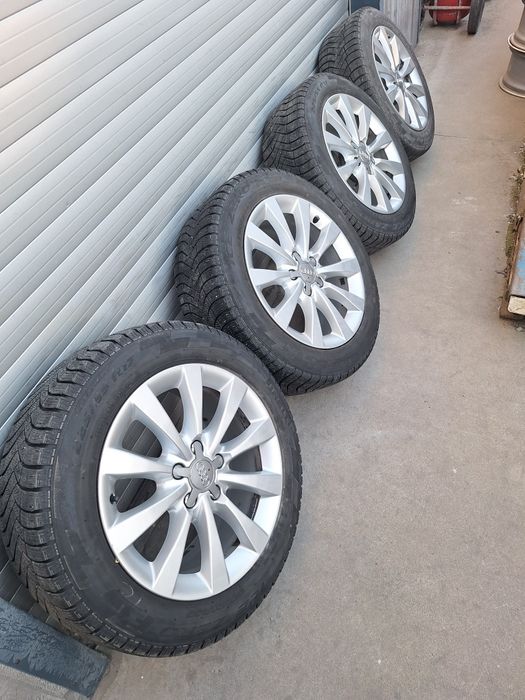 jante Audi originale  pe 17 pt  A4,A5 A6,A7 cu anvelope iarna.