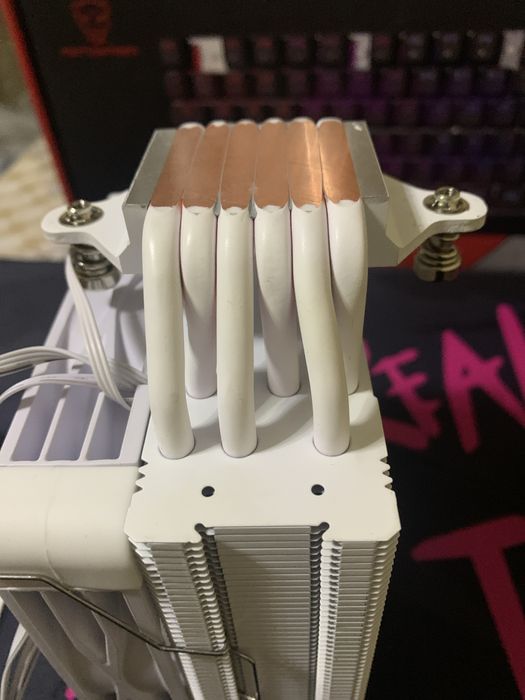 Kuchli CPU Cooler | 6 Heatpipe | White Edition | Ideal holat