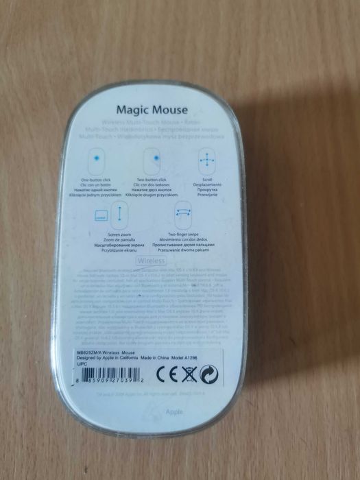 Apple Magic Mouse 1 -A1296  3Vdc + cutie si manuale de utilizare