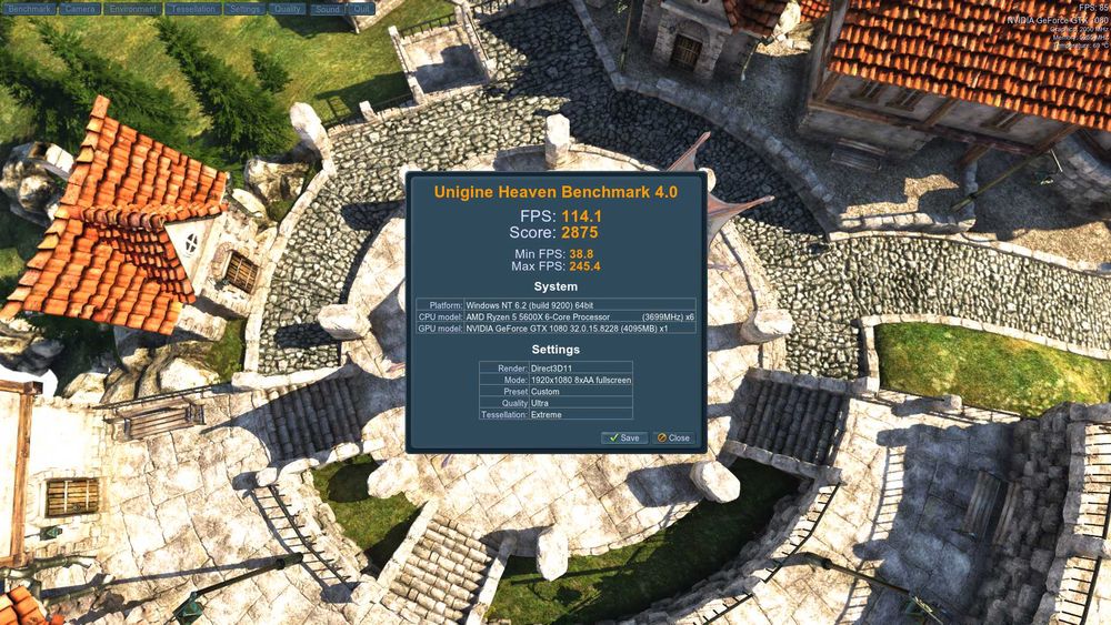 Placa video Gainward GTX 1080 Phoenix GLH - Stare foarte buna