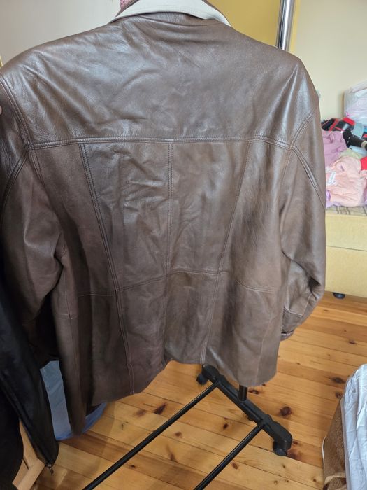 Кожено мъжко яке естествена кожа L