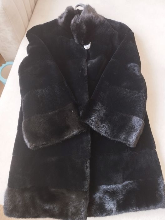 Шуба мутон натуральная