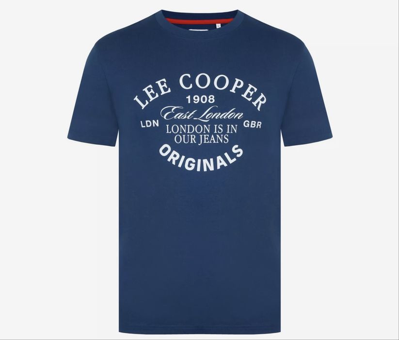 Мужская футболка большого размера lee cooper оригинал