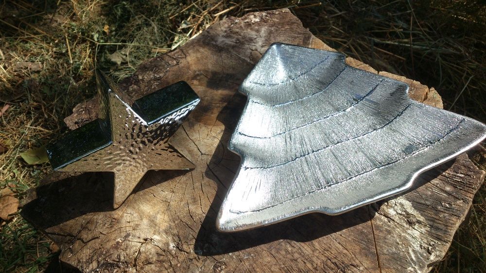 Коледна украса-3бр. керамика