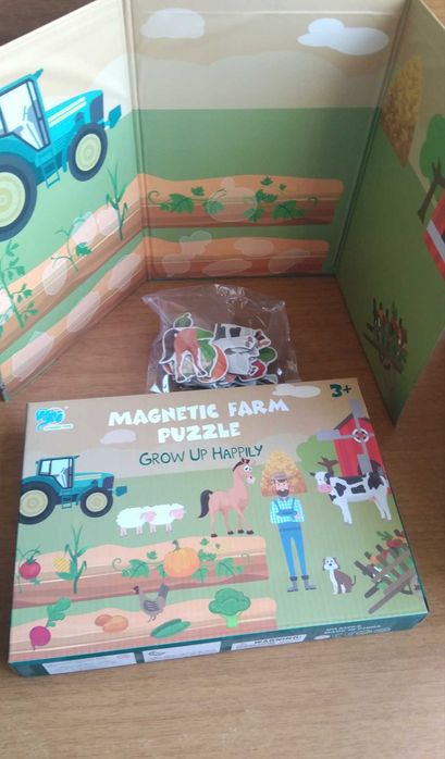 Комплект с магнити за момчета под формата на страници за разгъване