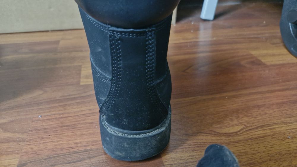 Timberland Black  с мехом