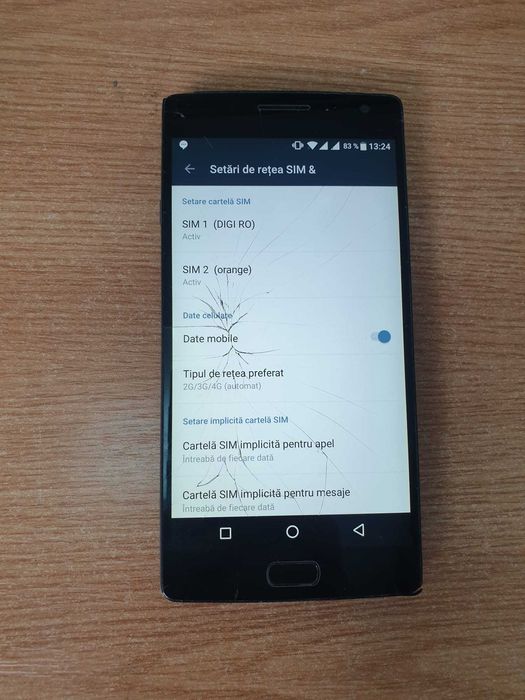 telefon Oneplus2 4G functional sticla display fisurata 64Gb