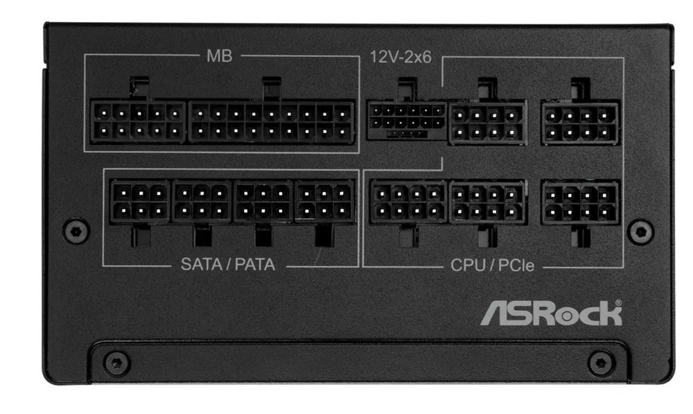 Asrock Steel Legend SL-1000G, 1000W, 80 Plus Gold, Black