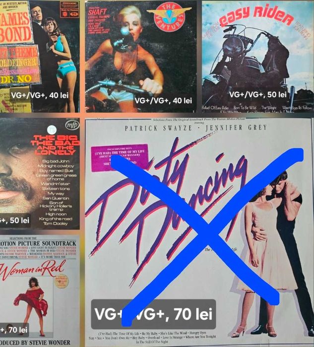 Discuri vinil (vinyl) (coloane sonore din filme)