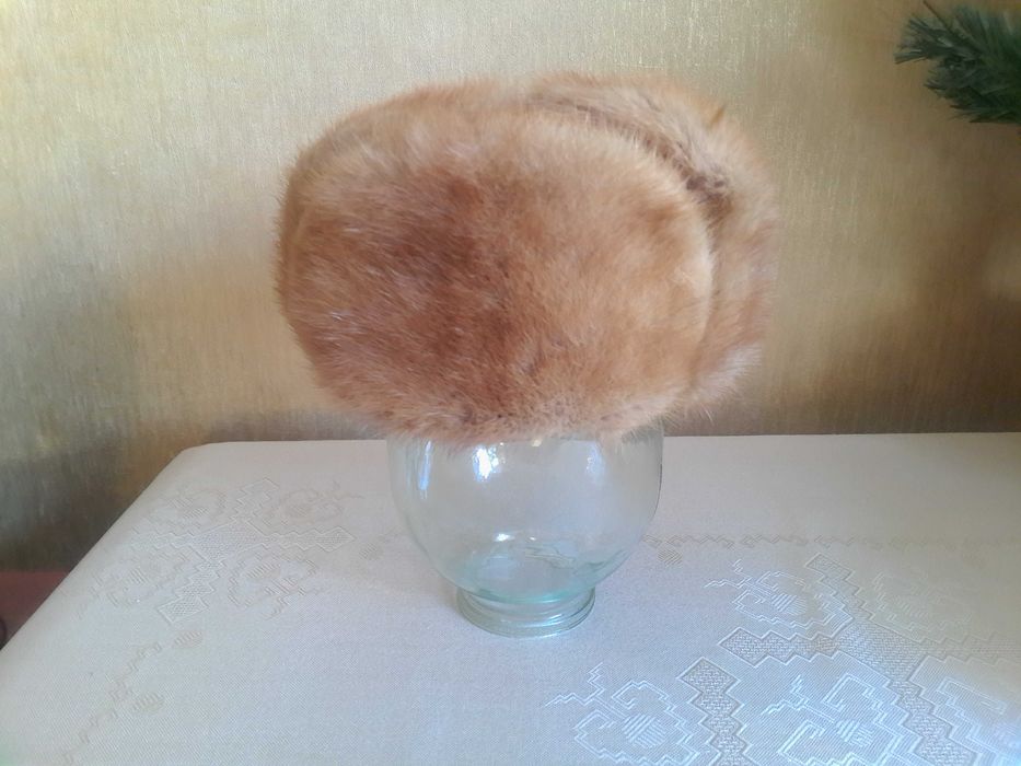 Шапка ушанка, норка