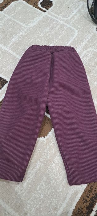 Вельветовые брюки для девочки р80-90
