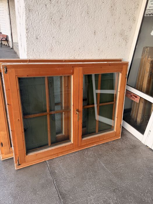 Geamuri termopan doua canate profil lemn Austria(2 buc)