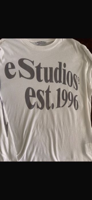 Acne Long Sleeve White