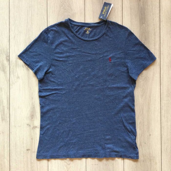 НОВА оригинална синя памучна тениска POLO RALPH LAUREN размер M от САЩ